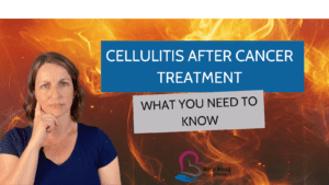 Beth Hoag, PT, CLT pondering what clients need to know about Cellulitis after Cancer Treatment.